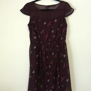 Burgundy Dex Dress